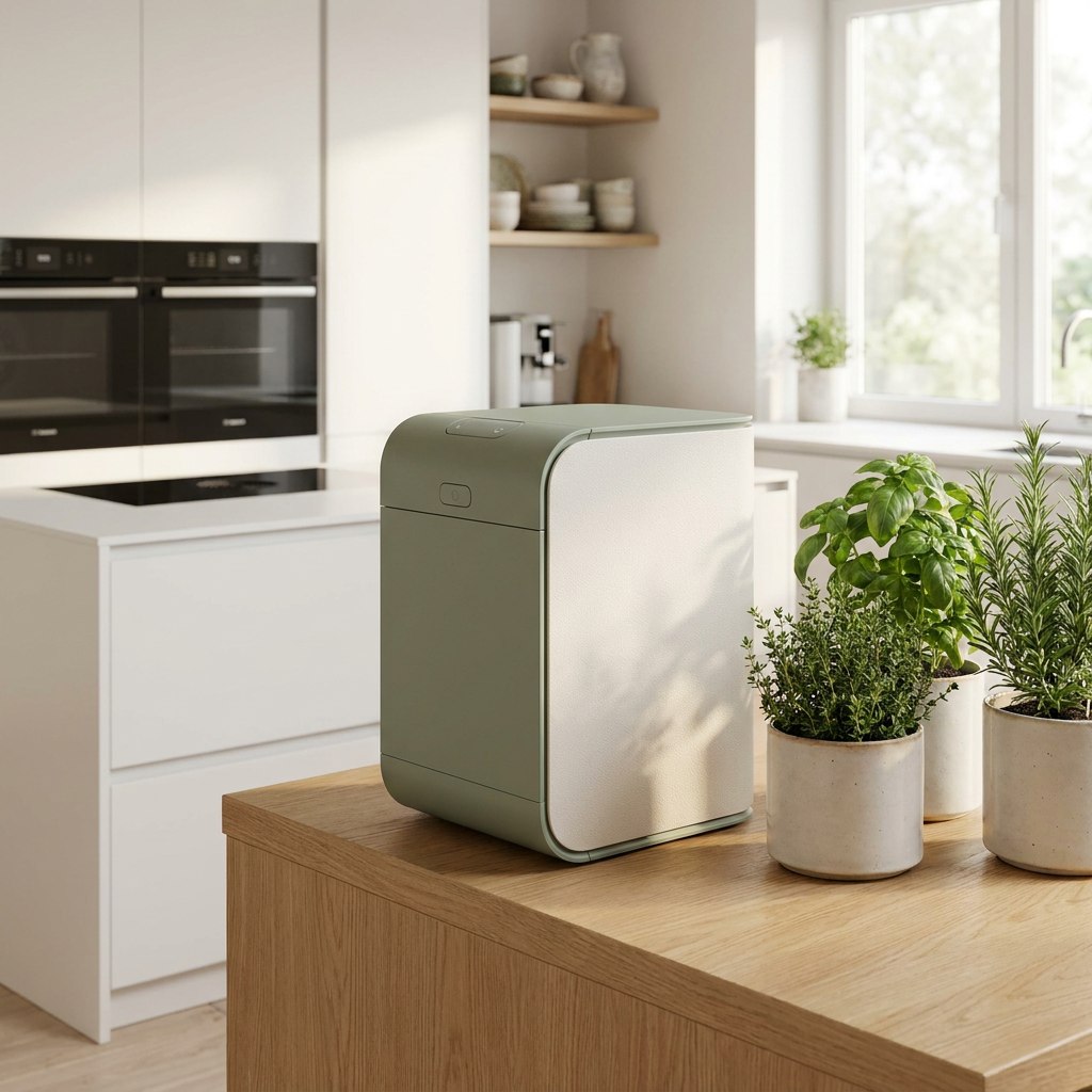 Compostsmart op het aanrecht