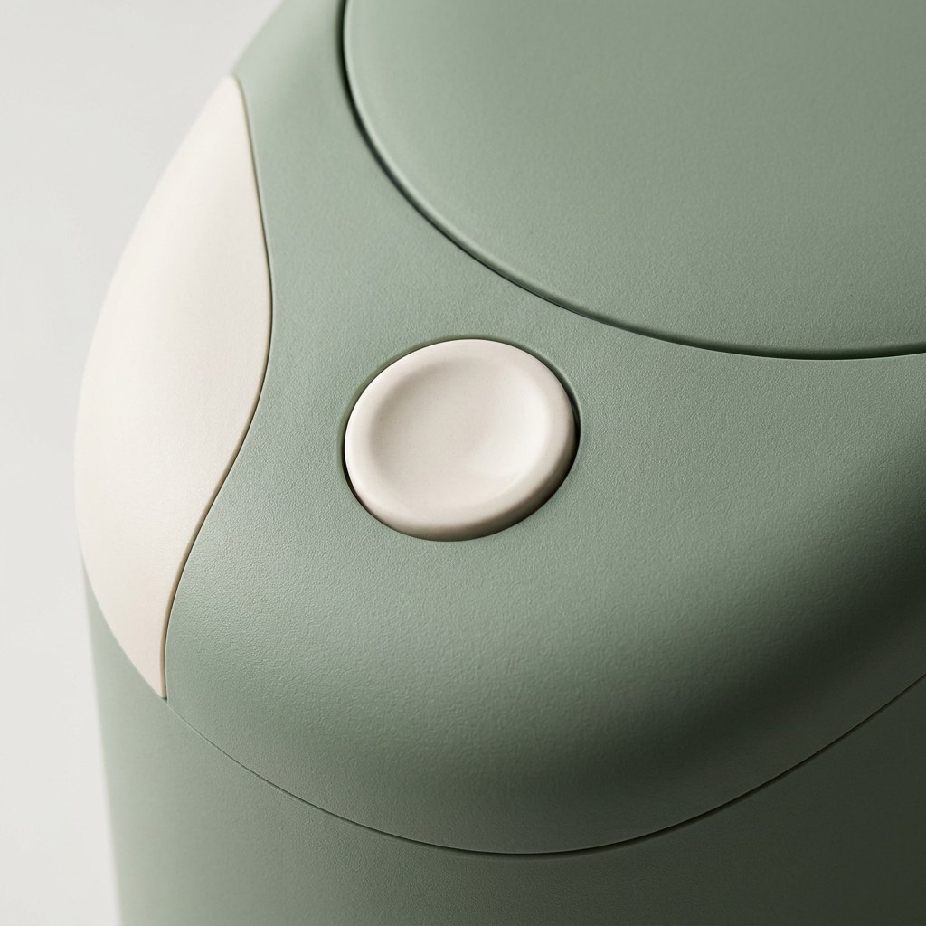 Detail van de knop